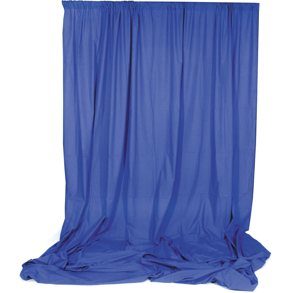 Chroma Key Blue Dyed Muslin Backdrop - 10' x 12'